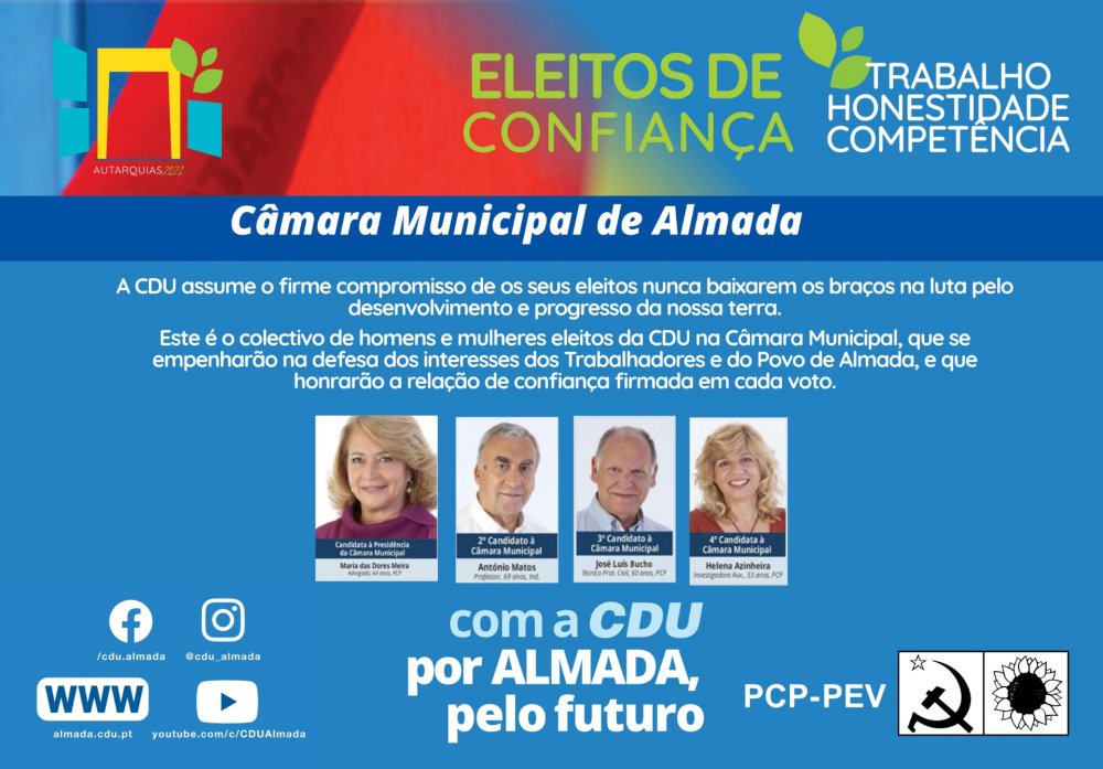 Câmara Municipal de Almada - Eleitos de Confiança